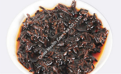 357gRipe Puer Black Tea Oldest Pu-erh Tea Cake Healthy Drink-