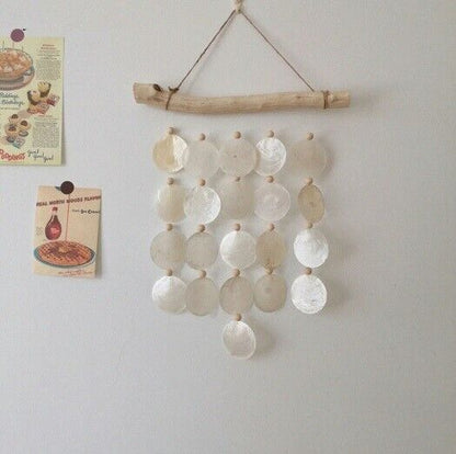 Wind Chime Pendant Accessories 10-20Pcs Natural Shell Round Slices DIY Ornaments