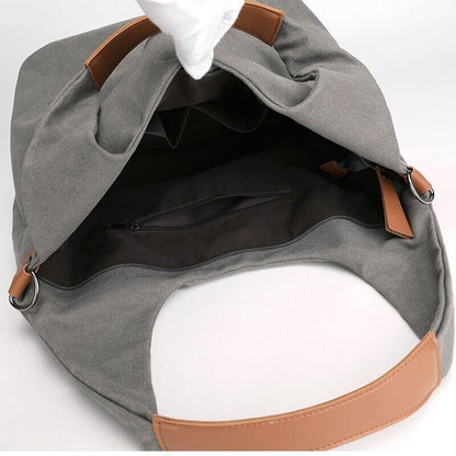 Women Shoulder Bag Canvas Totes Travel Crossbody Bag Shopper Handbags Purses