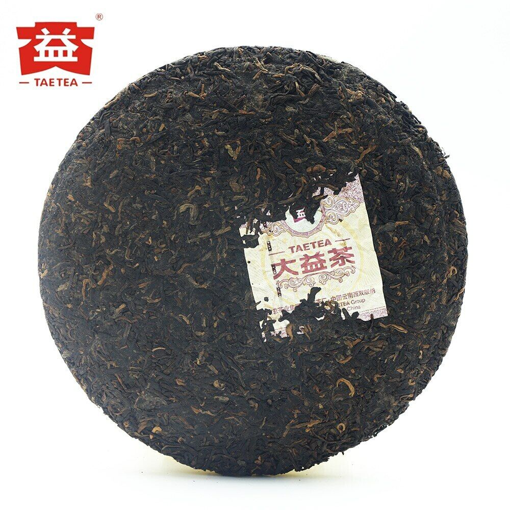2018 TAETEA Chinese Shu Puerh Tea 7592 Chi Tse Beeng 1801 Ripe Puer 357g