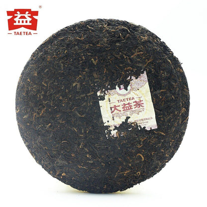 2018 TAETEA Chinese Shu Puerh Tea 7592 Chi Tse Beeng 1801 Ripe Puer 357g