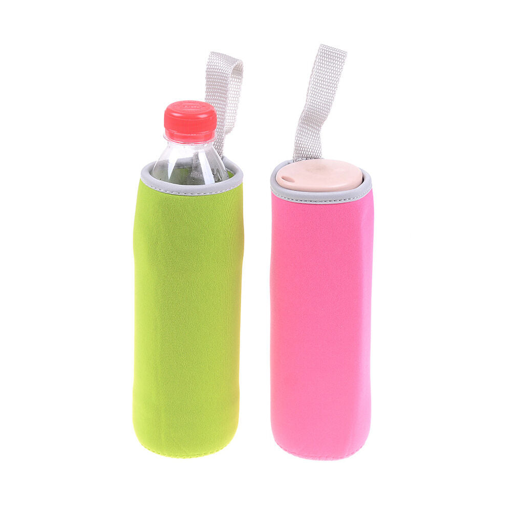 Sport water bottle cover neoprene insulated sleeve bag case pouc-ca