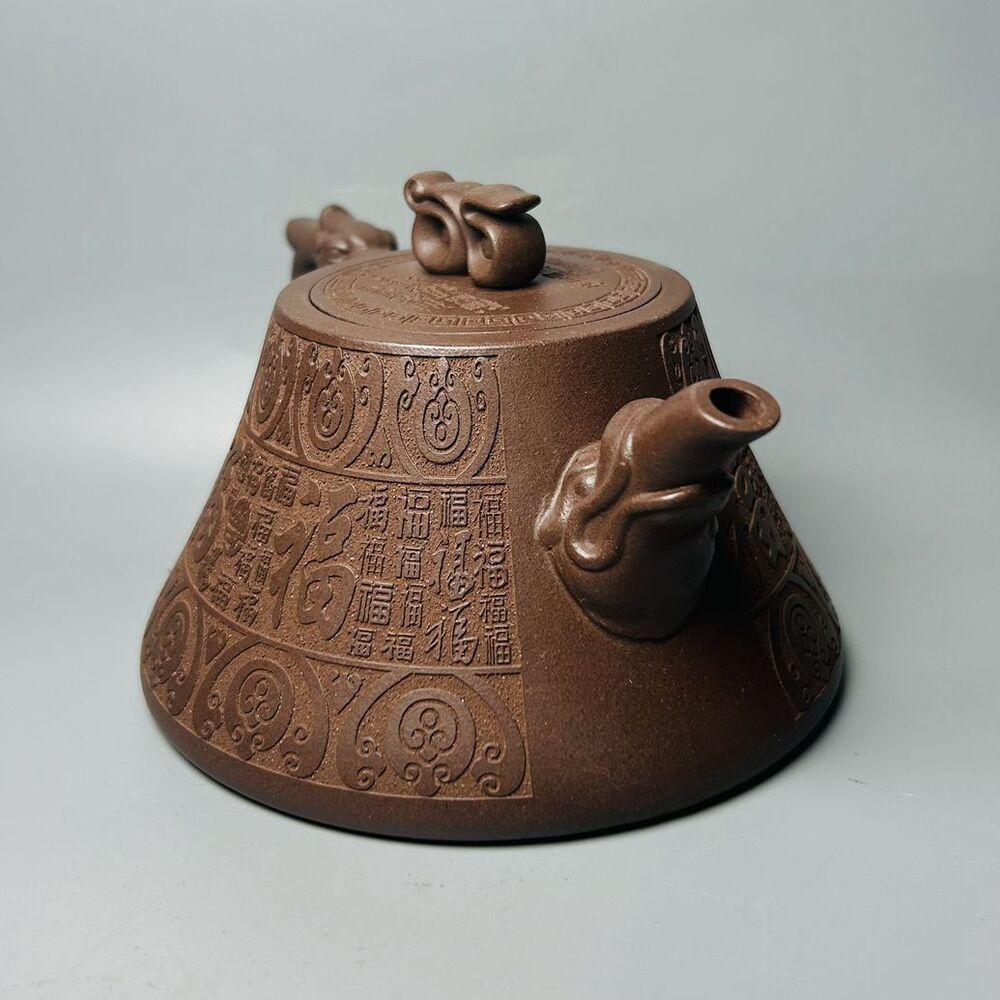 Vintage Chinese Yixing Purple Clay Teapot Zisha Ceremony Teaware Collection Rare