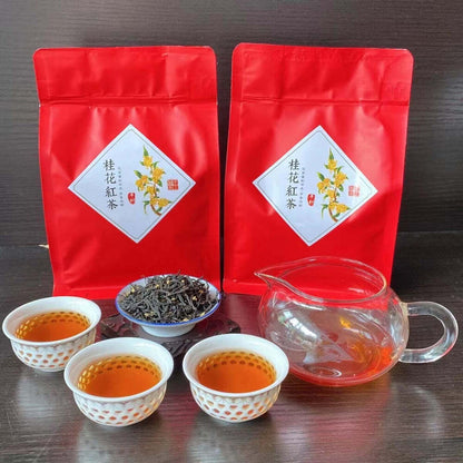 200g Lapsang Souchong Black Tea Osmanthus Black Tea Chinese Red Tea Loose Leaf