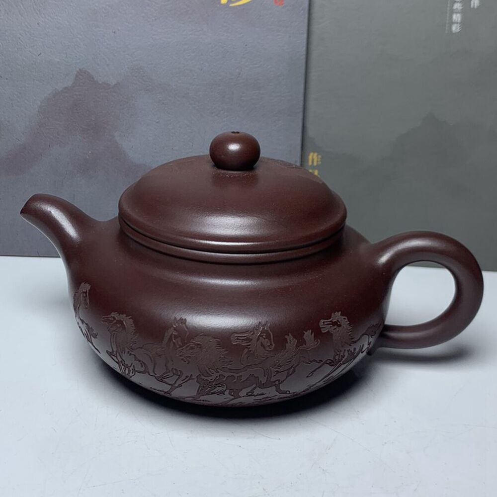 Vintage Chinese Yixing Purple Clay Teapot Zisha Ceremony Exquisite Teaware Rare