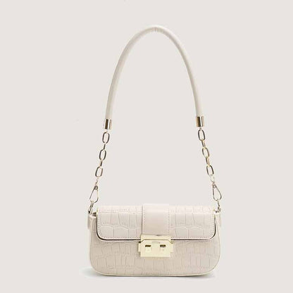Crocodile Embossed Chain Women'sBag, Desinger Sboulder Bag Small Underarm Bag
