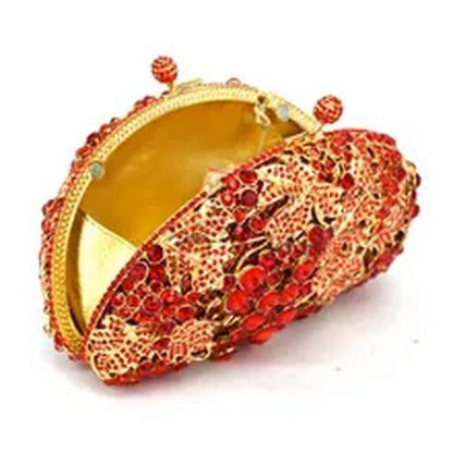 Crystal Clutch Evening Bags Animal Pattern Sparkly Diamond Pochette Purse Women