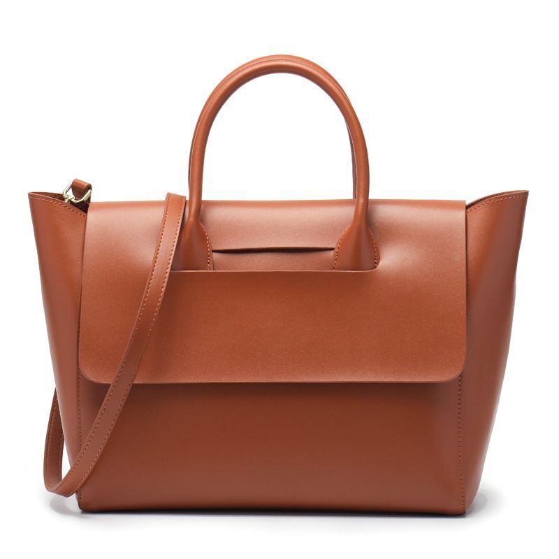 Light Genuine Leather Wings Bag Single Shoulder Cowhide Cover Slanting Handbag