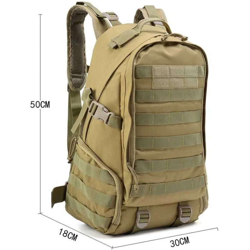 Army Tactical Backpack Pack Molle Bag Men's Outdoor Camping Hunting Rucksack