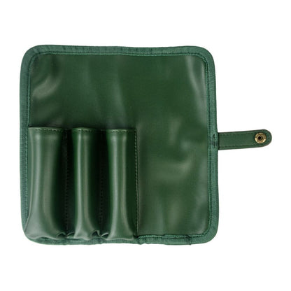 Cigars Bag PU Leather Travel Case Vintage Waterproof Tobacco Organizer 7.7x7.7in