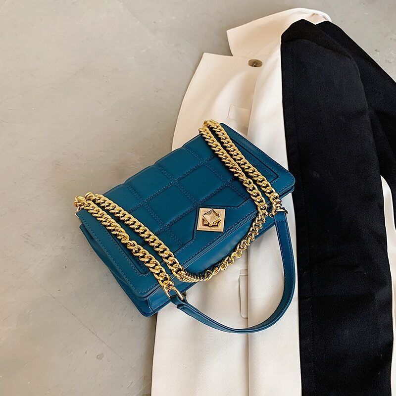 Bag PU Leather Women's Handbag Travel Chain Shoulder Messenger Bag