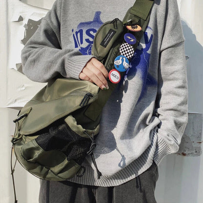 Bag Men Hanging Bag Girls and Boys Outdoor Messenger Bag Shoulder Bag Campus Bag