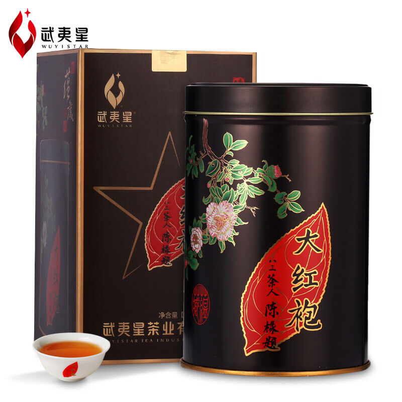 125g Tin Wuyi Star 5 Years Aged Big Red Robe Da Hong Pao Dahongpao Oolong Tea