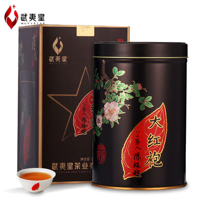 125g Tin Wuyi Star 5 Years Aged Big Red Robe Da Hong Pao Dahongpao Oolong Tea