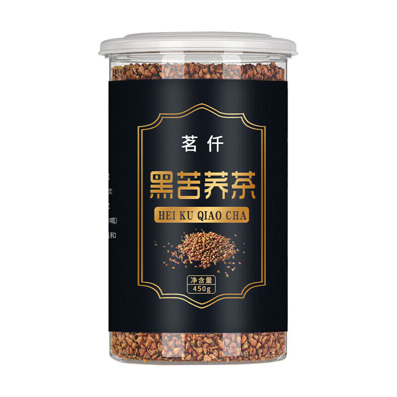 Black Buckwheat Tea 450g/can Daliang Mountain Buckwheat Tea Healthy Drink