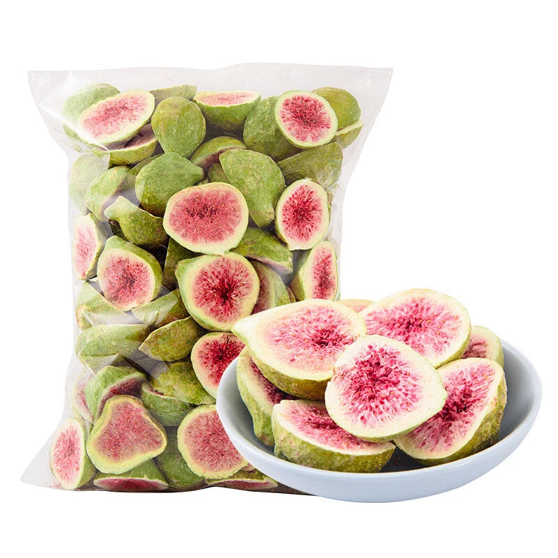 Freeze-Dried Figs Ready to Eat Fruit Crisps Dehydrated Bulk Snacks