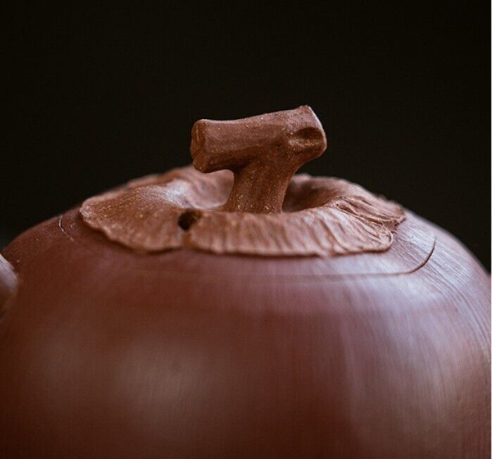 100cc chinese Yixing Handmade Zisha teapot ZhuClay Persimmon Gongfu Tea Pot