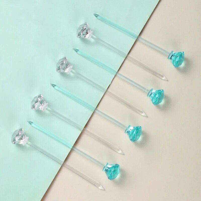 Cocktail Picks 8Pcs PC Fruits Forks Party Buffet Desserts Sandwich Bar Tableware
