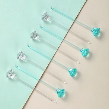 Cocktail Picks 8Pcs PC Fruits Forks Party Buffet Desserts Sandwich Bar Tableware
