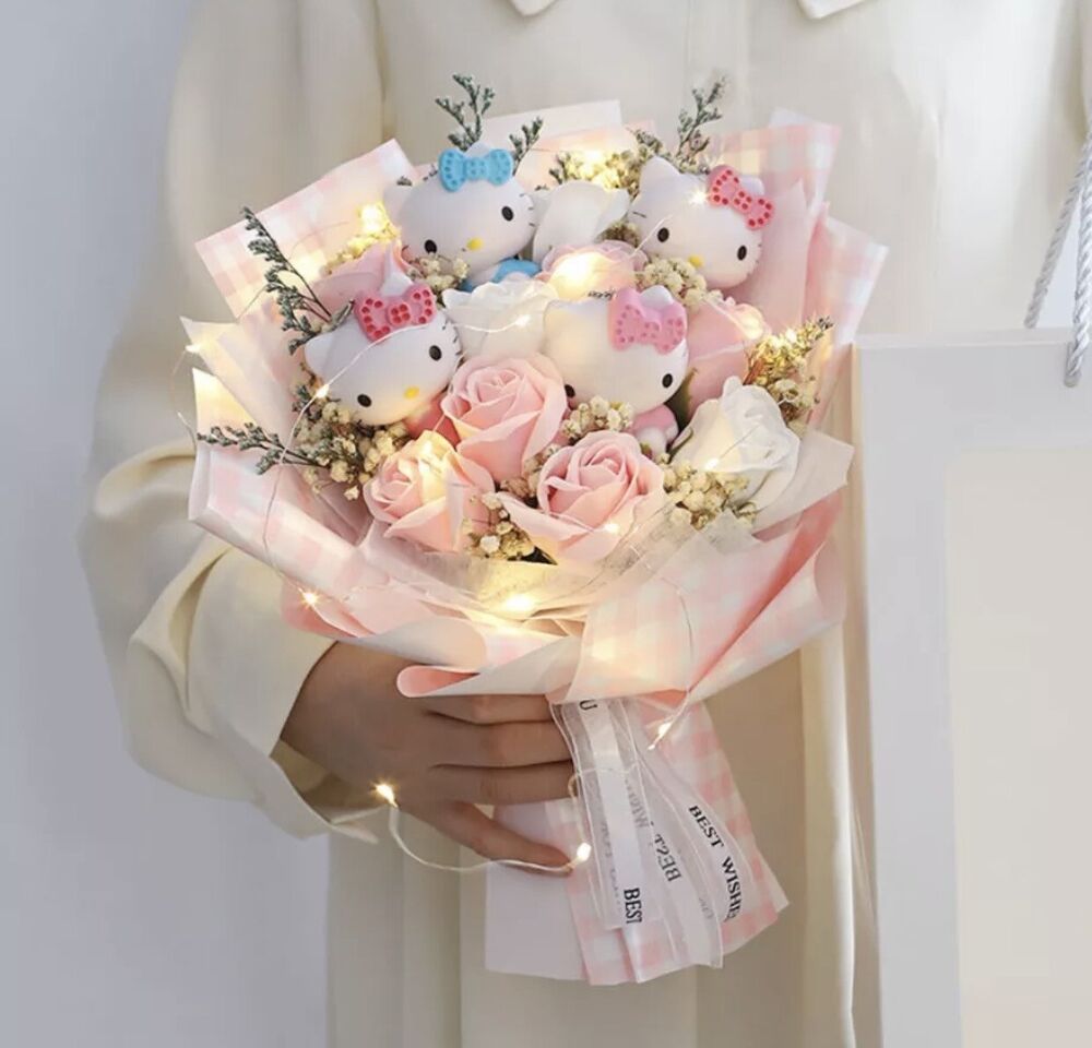 Hello Kitty Sanrio Bouquet W/lights