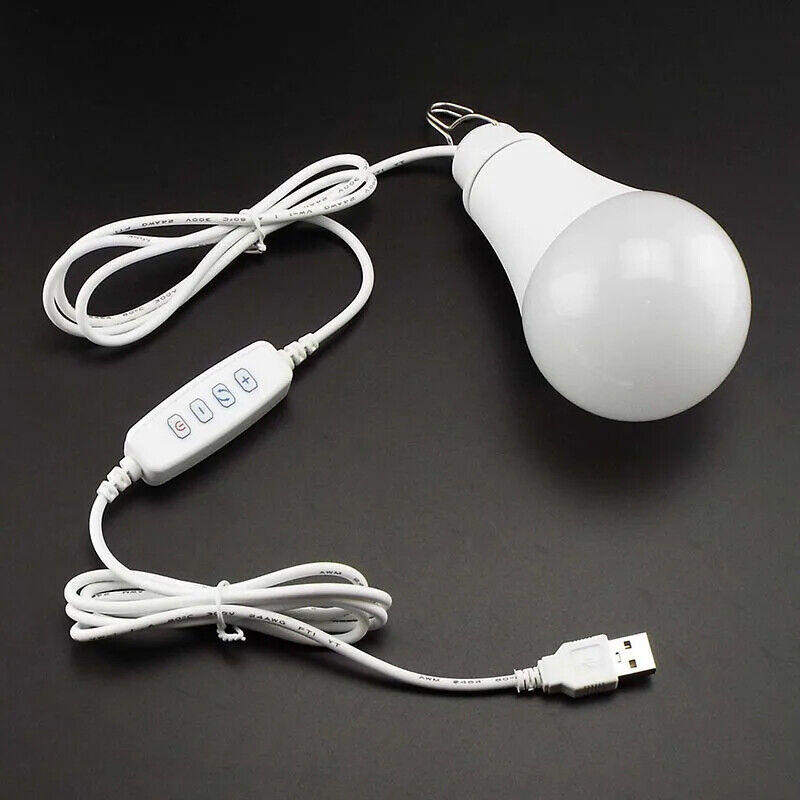 Reading Night Lamps USB LED Bulb Light Portable Outdoor Camping Home Lighting 5V