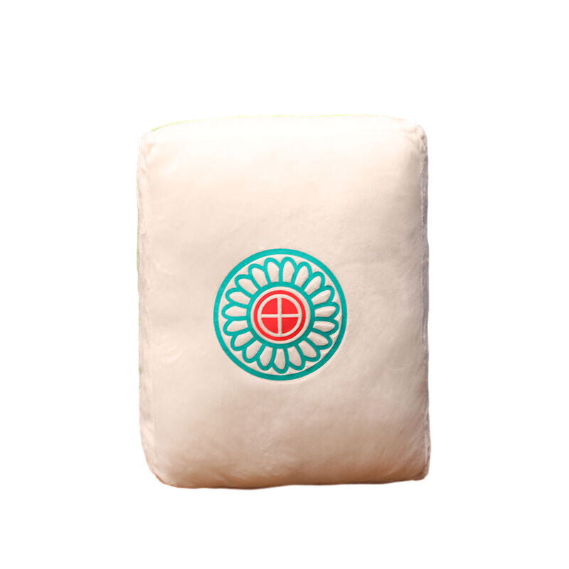 Creative Mahjong Pillow Cushion Chinese Plush Toy Pillow Sofa Backrest Gift NEW