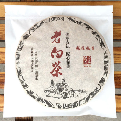 300g Shoumei White Tea Fuding Premium White Tea Cake Chinese Organic White Tea