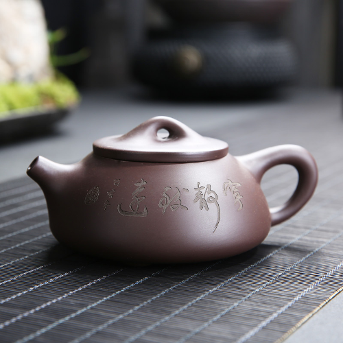 Yixing Ore Purple Sand Pot Traditional Purple Teapot Handmade Kung Fu Teaware