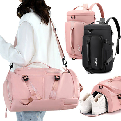 Gym Bag for Men Women Waterproof Travel Backpack Weekender Overnight Duffle Bag