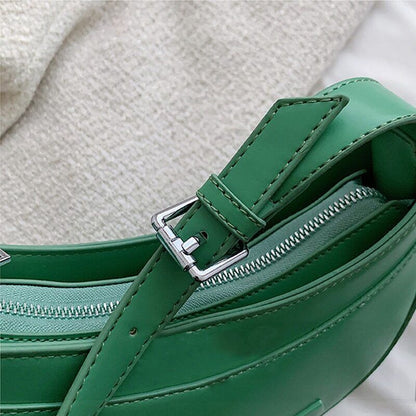 Women Shoulder Bag PU Leather Purse and Handbag Shopper Underarm Bag