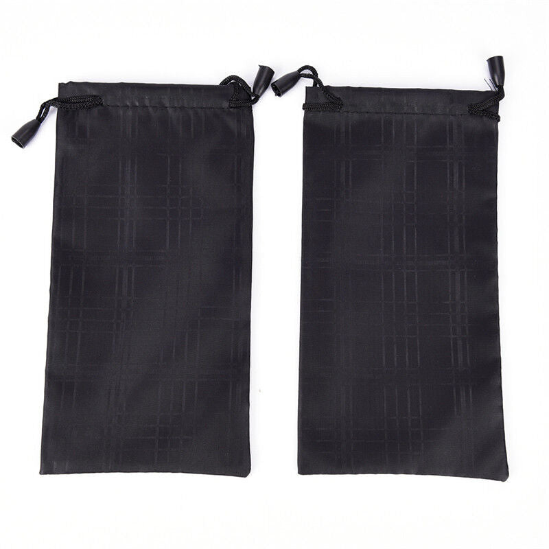 10 pcs Sunglasses Bag Soft Waterproof Cloth Glasses Pouch Sunglasses -ca