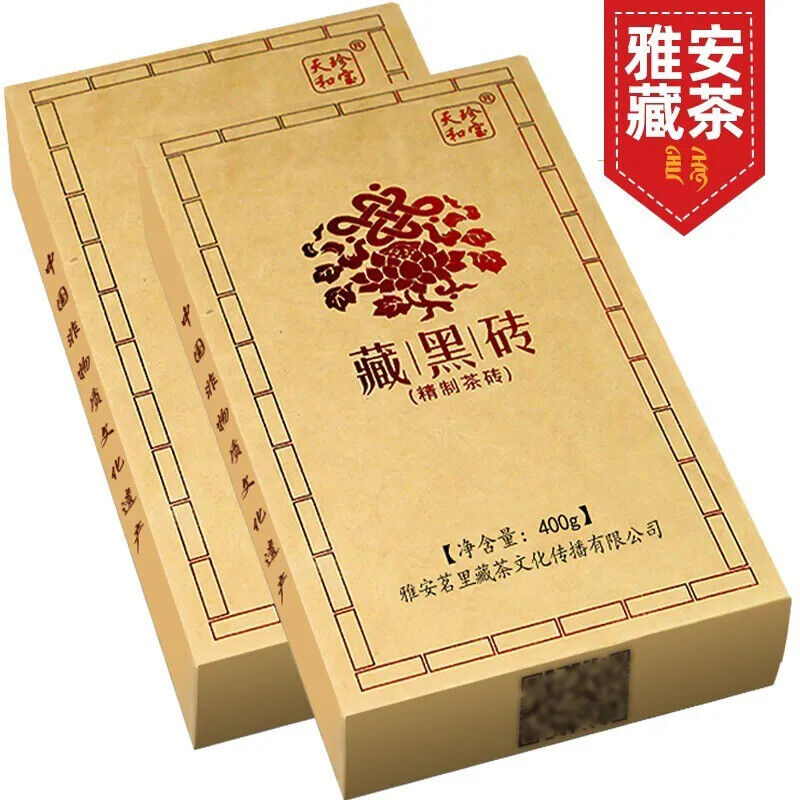 Ya'an Tibetan Tea dark tea brick 400g 雅安藏茶康砖正宗四川黑茶 五年陈料