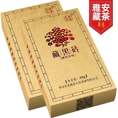 Ya'an Tibetan Tea dark tea brick 400g 雅安藏茶康砖正宗四川黑茶 五年陈料