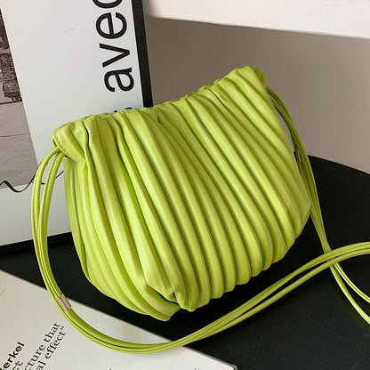Luxury Bucket Bag Soft Leather Shoulder Bags Crossbody Fashion Handbag 25*20*7CM