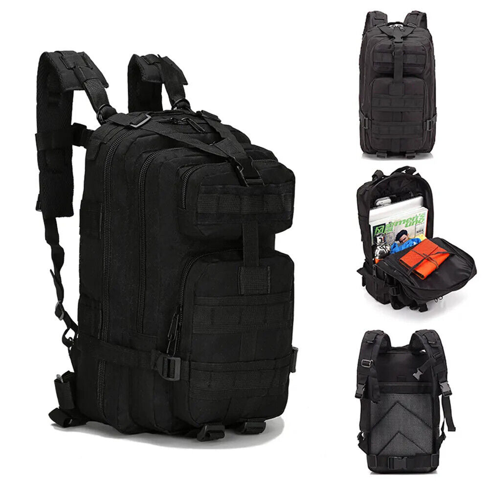 Men Army Tactical Backpack Outdoor Rucksack Hiking Camping Hunting Bags Backpack