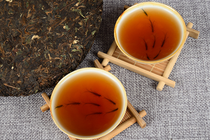 357g Yunnan Pu-erh Ripe Tea Cake Gnocchi Seven Cakes Ripe Tea Cake Pu-erh Cake