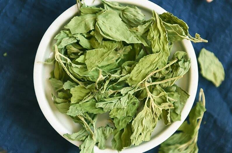 Organic Spearmint Leaf Dried Peppermint Herbal Menthae Makes A Healthy Tea