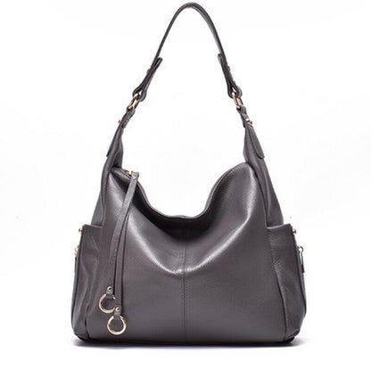 100% Genuine Leather Women's Elegant Satchel Handbags Crossbody Shoulder Bags