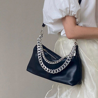 Women Bag Leather Shoulder Crossbody bags Pouch Solid Color ladies Handbags