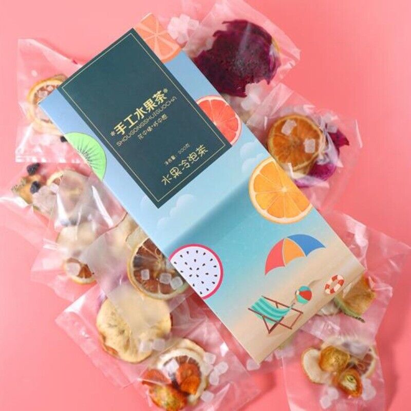 10Pcs/Box Fruit Tea Delicious Individual Wrapped Fruit Handmade Dry Fruits Tea