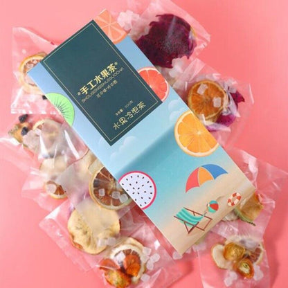 10Pcs/Box Fruit Tea Delicious Individual Wrapped Fruit Handmade Dry Fruits Tea