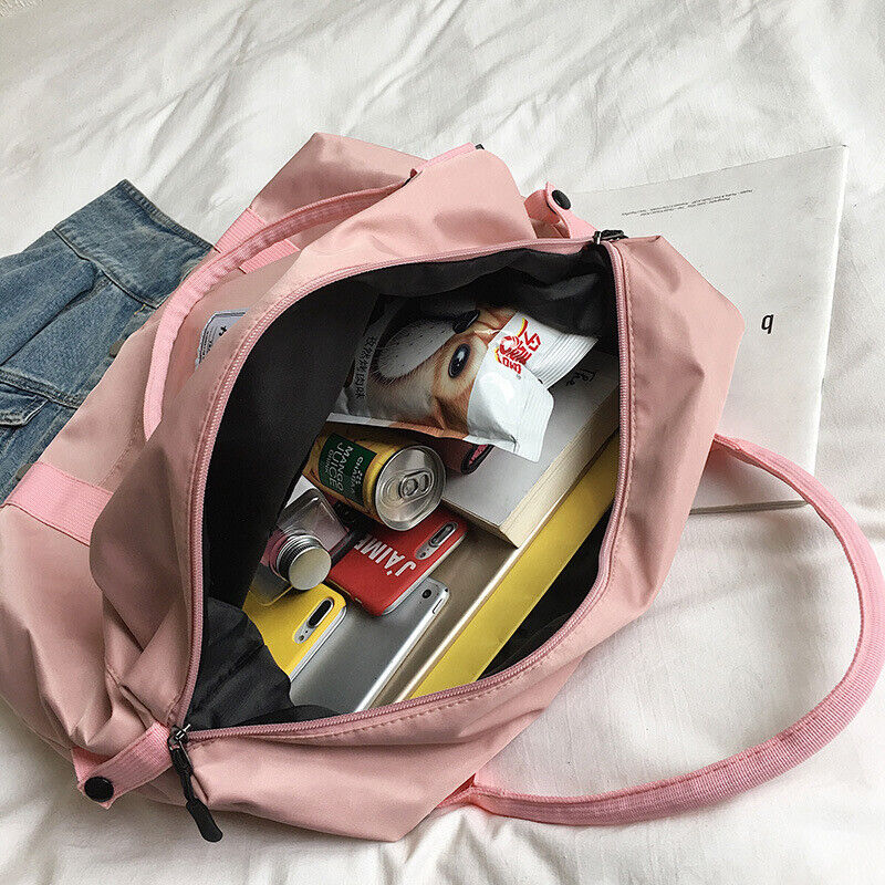 New Women's Ladies Canvas Bagpack Large Capacity Travel Handbags Gym Bag