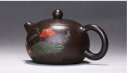 Chinese Yixing Zisha Clay Handmade Exquisite Teapot #855412