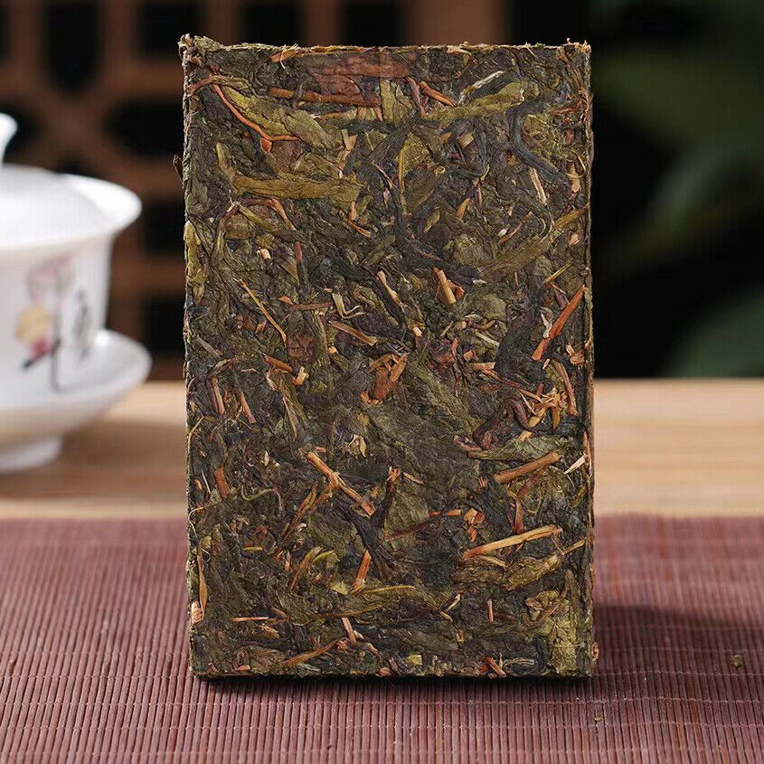 250g Iceland Puerh Raw Tea Brick Bingdao Pu-erh Sheng Tea Yunnan Pu'er Green Tea