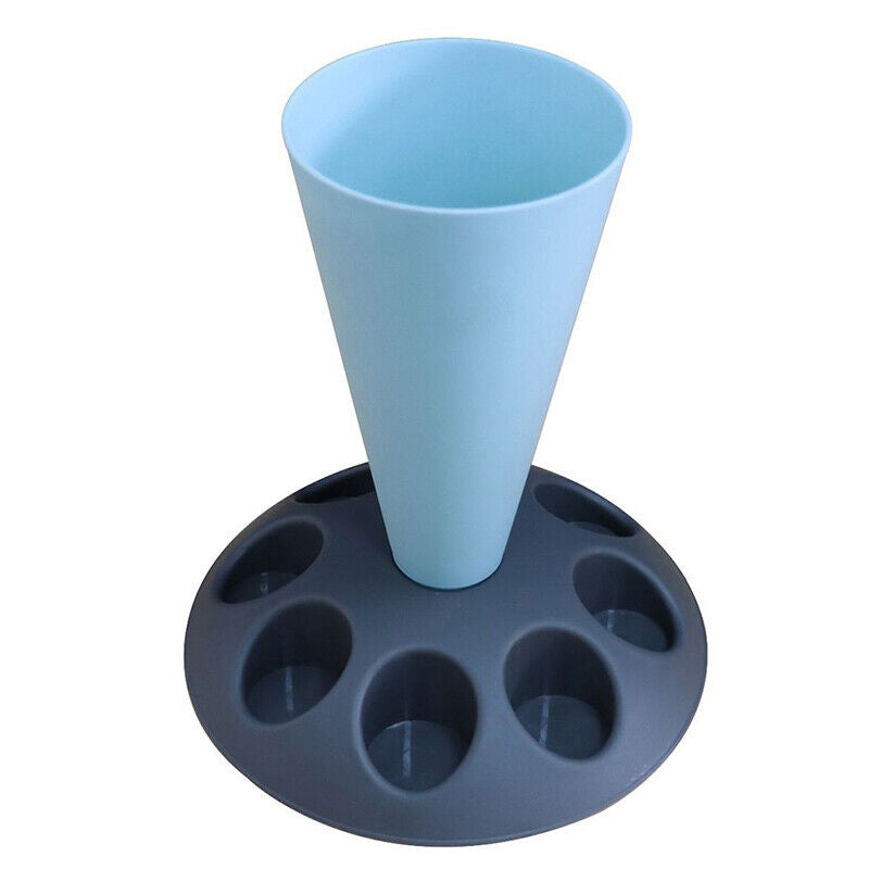 Pastry Bag Stand Piping Bag Stand with 8 Icing Holder Slots Cream Icing Tip Tool