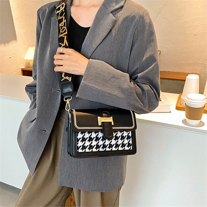 Bag Design Woolen Square Bag & Elegant Shoulder Bag Thickness 8cm