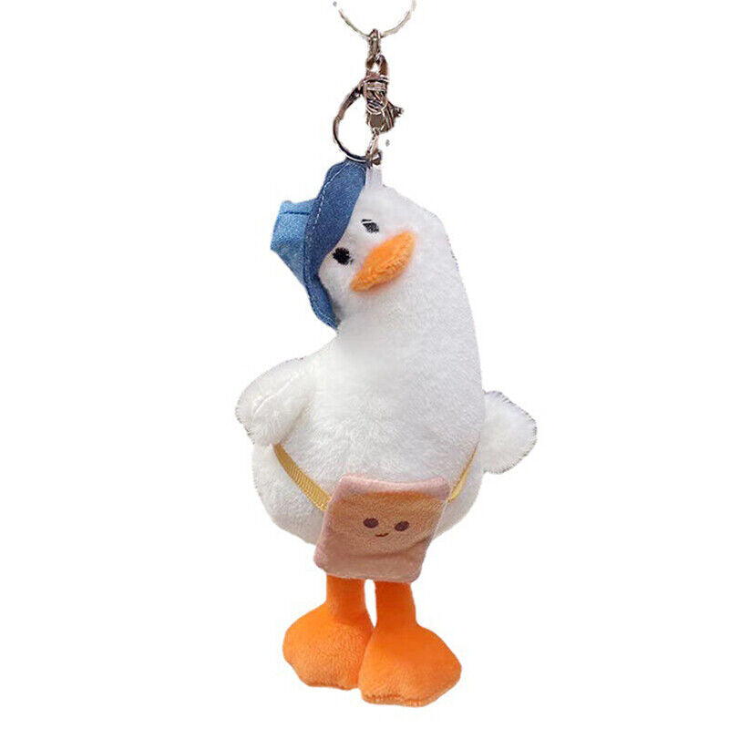 Cute Plush Keychain Women Doll Keychain Cartoon Lovely Duck Car Bag Accessory