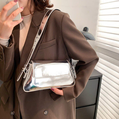 Flap Crossbody Bag Women Leather Handbags Shoulder Side Bags
