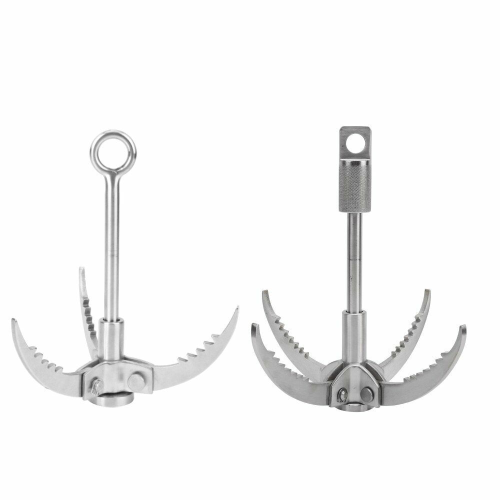 Grappling Hook Foldable Survival Claws Climbing Stainless Steel Wall Equipment