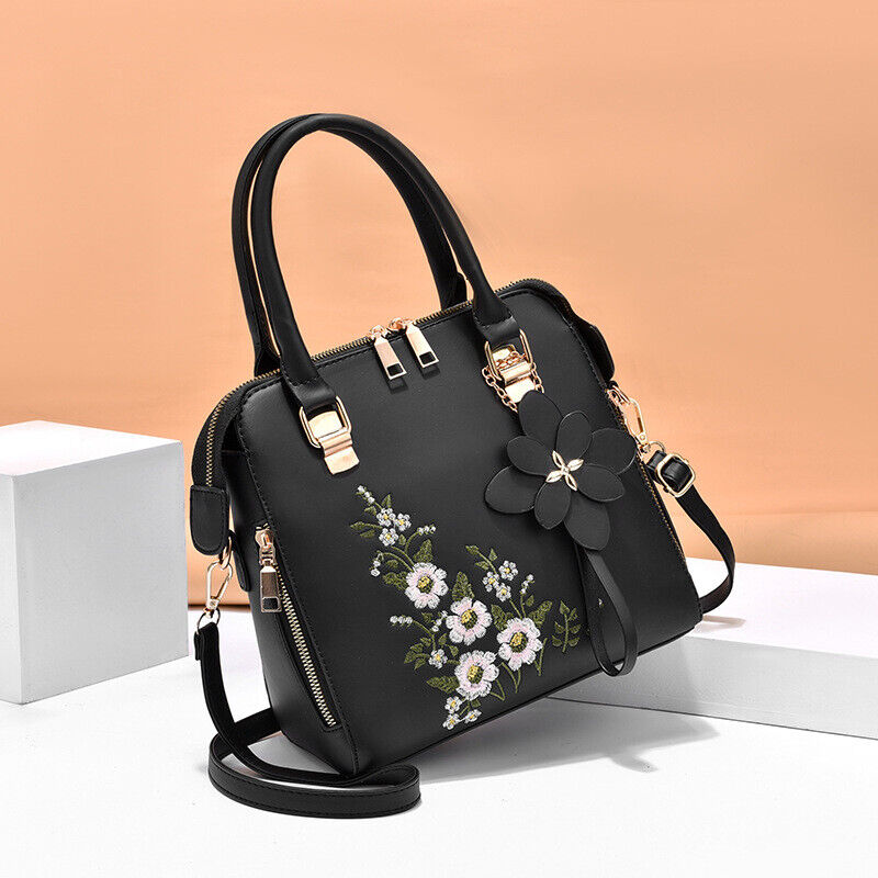 Fashion Women's Messenger PU Leather Handbag Large Capacity Casual Shoulder Bags
